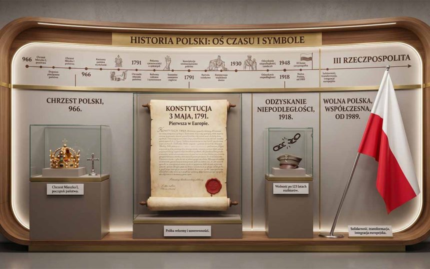 Historia Polski – oś czasu od 966 roku