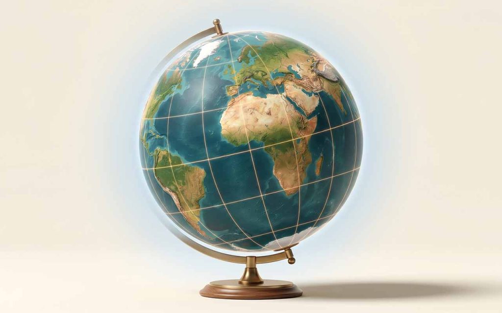 Krzyżówki „Geografia" online — 3 poziomy z odpowiedziami