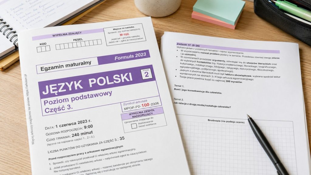Rozprawka maturalna 2026: jak pisać argumenty, schemat i błędy zabierające punkty