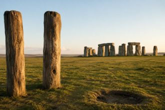 Prototyp Stonehenge znaleziono około 5 km od kamiennego kręgu. Konstrukcja z dwóch słupów mogła wyznaczać przesilenia już około 3000 roku p.n.e.