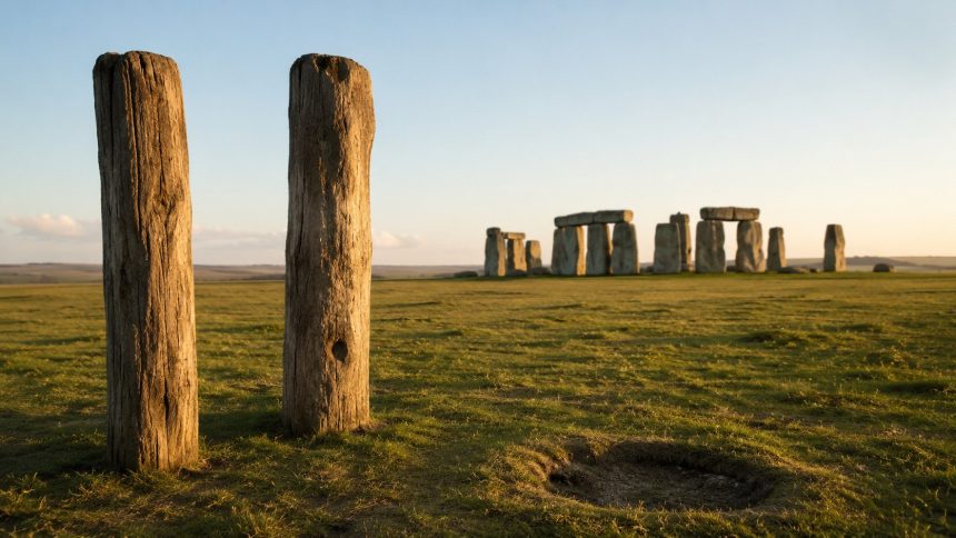 Prototyp Stonehenge znaleziono około 5 km od kamiennego kręgu. Konstrukcja z dwóch słupów mogła wyznaczać przesilenia już około 3000 roku p.n.e.