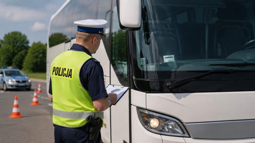 Kontrole autokarów na wakacje 2026: sprawdź punkty Policji, numer rejestracyjny, OC, badanie techniczne i kierowcę przed wyjazdem dziecka na kolonie lub obóz. Pełna instrukcja dla rodziców online. 24