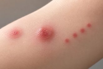 Ukąszenie komara, meszki czy pluskwy może wyglądać podobnie. Sprawdź różnice w wyglądzie, rozmieszczeniu i czasie pojawienia się zmian oraz objawy wymagające konsultacji z lekarzem.