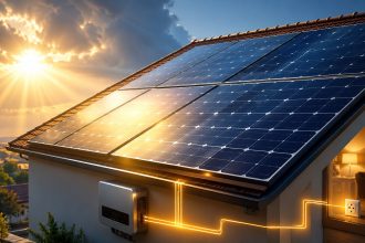 Jak działa panel fotowoltaiczny i czym jest efekt fotoelektryczny? Wyjaśniamy drogę energii od fotonu do gniazdka, rolę krzemu, falownika, temperatury i pogody.