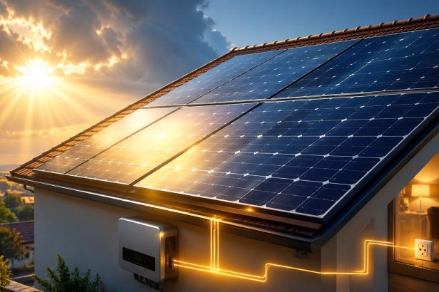 Jak działa panel fotowoltaiczny i czym jest efekt fotoelektryczny? Wyjaśniamy drogę energii od fotonu do gniazdka, rolę krzemu, falownika, temperatury i pogody.
