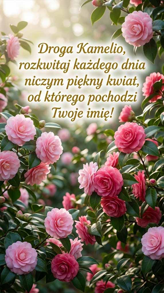 Jak złożyć najpiękniejsze życzenia dla Kamelii?
