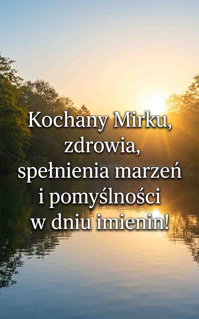 Kiedy są imieniny Mirosława w 2026 roku?