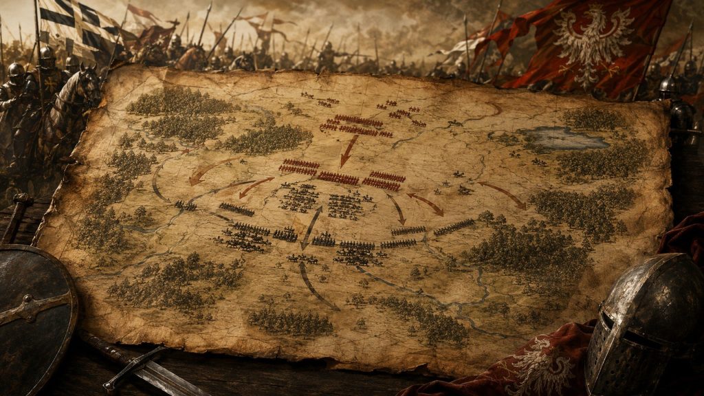 Bitwa pod Grunwaldem 1410 – przebieg, dowódcy, mapa i znaczenie zwycięstwa