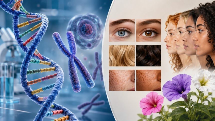 Genotyp i fenotyp – poznaj najważniejsze różnice, przykłady alleli, krzyżówki genetyczne oraz zadania z rozwiązaniami dotyczące dziedziczenia cech.