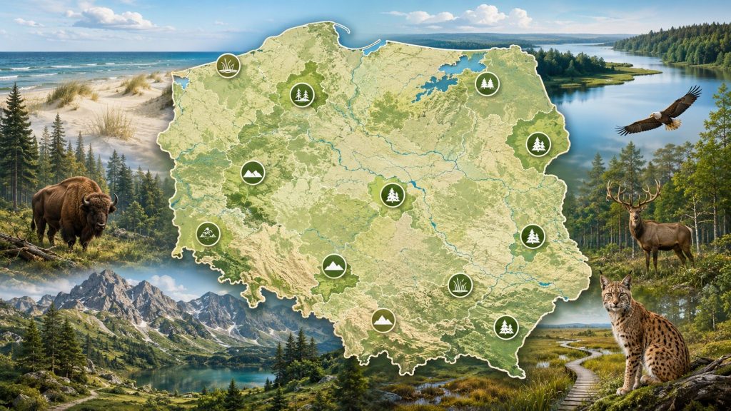 Parki narodowe w Polsce – mapa, lista i najciekawsze atrakcje przyrodnicze