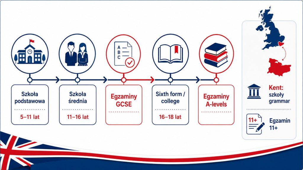 Nauka i szkoły w Wielkiej Brytanii: system edukacji, egzaminy i wybór szkoły w Kent