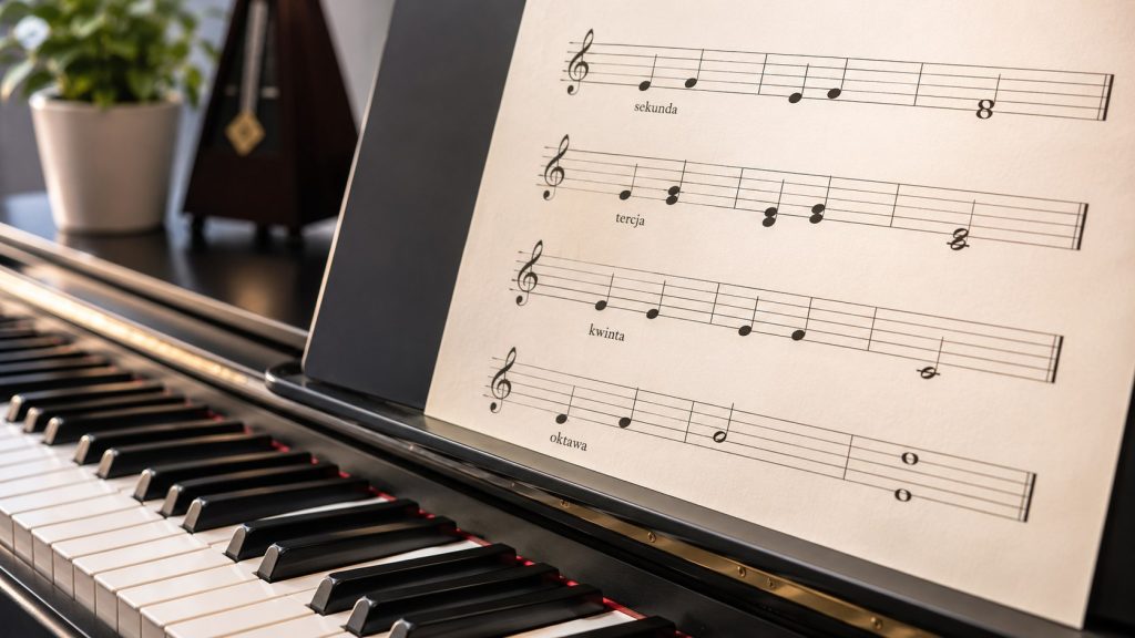 Interwały muzyczne – rodzaje, oznaczenia i proste ćwiczenia ze słuchu