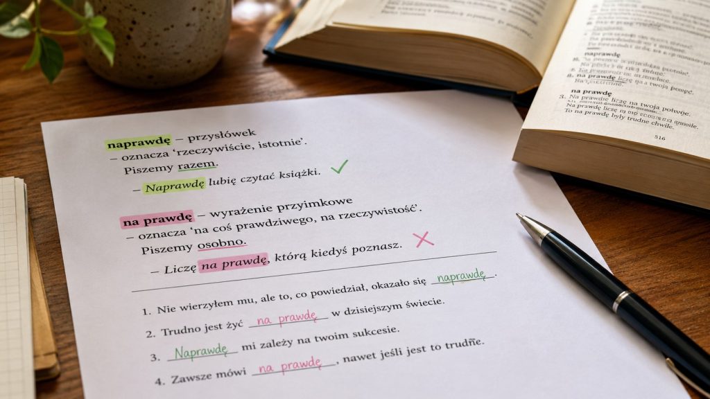 „Naprawdę” czy „na prawdę”? Zasada, przykłady i najczęstsze błędy