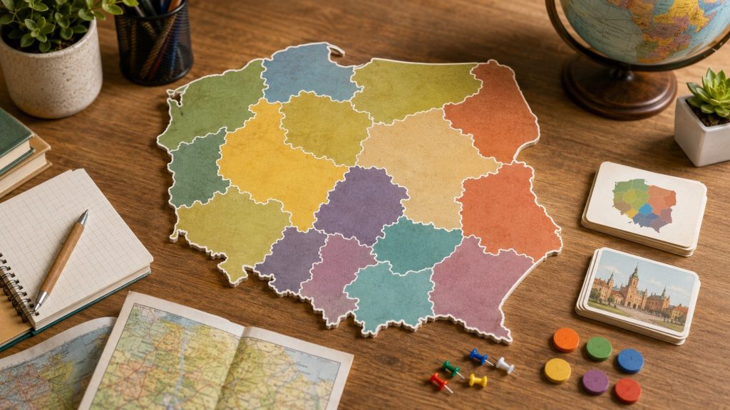 Województwa i ich stolice – mapa Polski, tabela oraz quiz z odpowiedziami