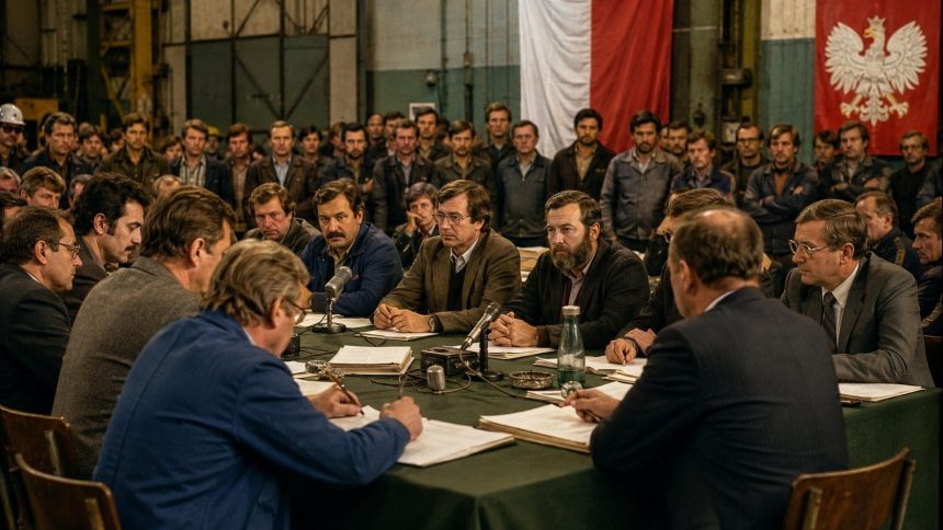 Porozumienia sierpniowe 1980: poznaj 21 postulatów MKS, przebieg strajków w Gdańsku, Szczecinie i Jastrzębiu oraz historię narodzin Solidarności.