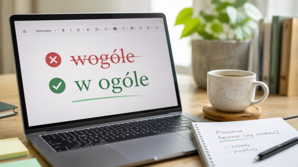 „W ogóle” czy „wogóle”? Poprawna pisownia, wymowa i przykłady zdań