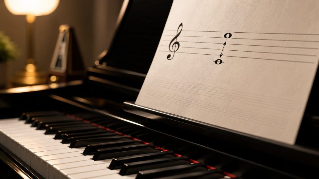 Interwały muzyczne – nazwy, odległości i ćwiczenia na rozpoznawanie ze słuchu