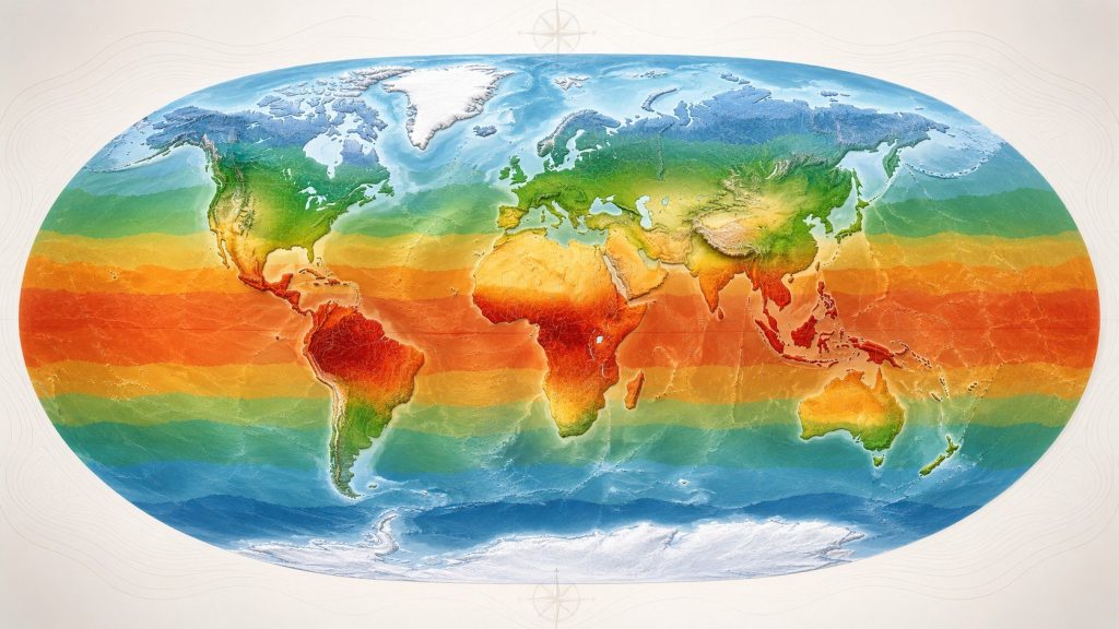 Strefy klimatyczne Ziemi – mapa, cechy i przykłady państw