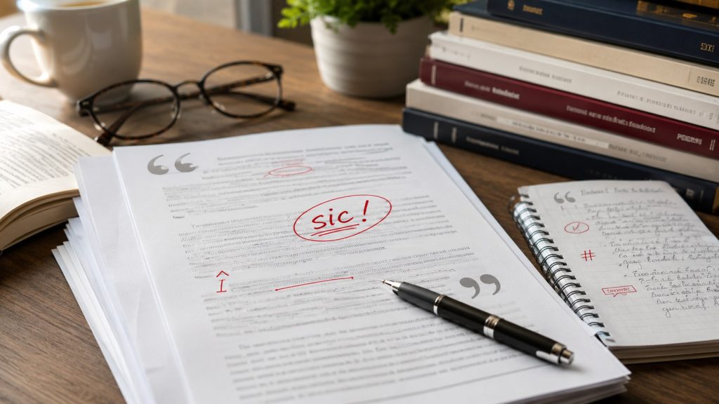 Sic co to znaczy i kiedy wolno używać dopisku „sic!” w cytacie prasowym, naukowym i online