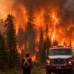 Pożary w Kanadzie 2026: ponad 850 aktywnych ognisk i dym nad USA. Sprawdź mapę prowincji, kierunek przemieszczania chmury, alerty jakości powietrza oraz prognozę na kolejne dni oraz zalecenia służb.