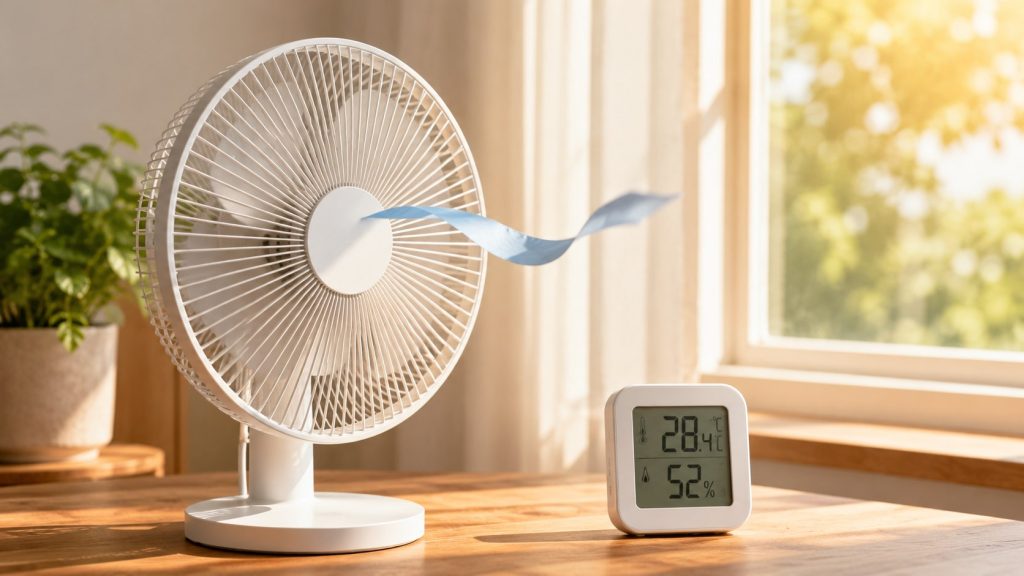 Czy wentylator naprawdę chłodzi pokój? Temperatura, nawiew i odczuwalny chłód wyjaśnione