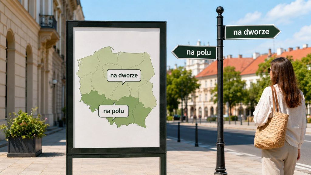 „Na dworze” czy „na polu”? Mapa polskiego sporu językowego i historia obu wyrażeń