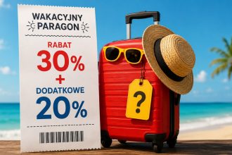 Wakacyjny paragon z rabatem 30% i dodatkowym 20% nie oznacza przeceny o 50%. Sprawdź wzór, cenę końcową, zasady promocji i najniższą cenę z 30 dni przed zakupem.