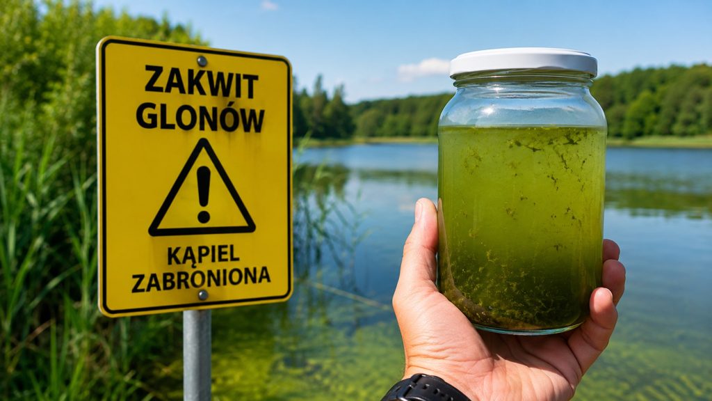 Sinice czy zwykły zakwit glonów? Jak rozpoznać niebezpieczną wodę bez wchodzenia do jeziora