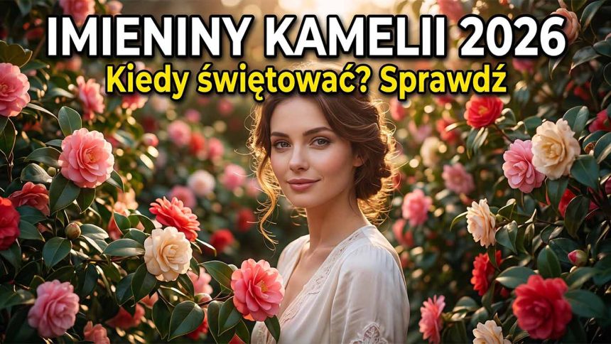 Imieniny Kamelii 2026 – kiedy wypadają, znaczenie imienia i najpiękniejsze życzenia