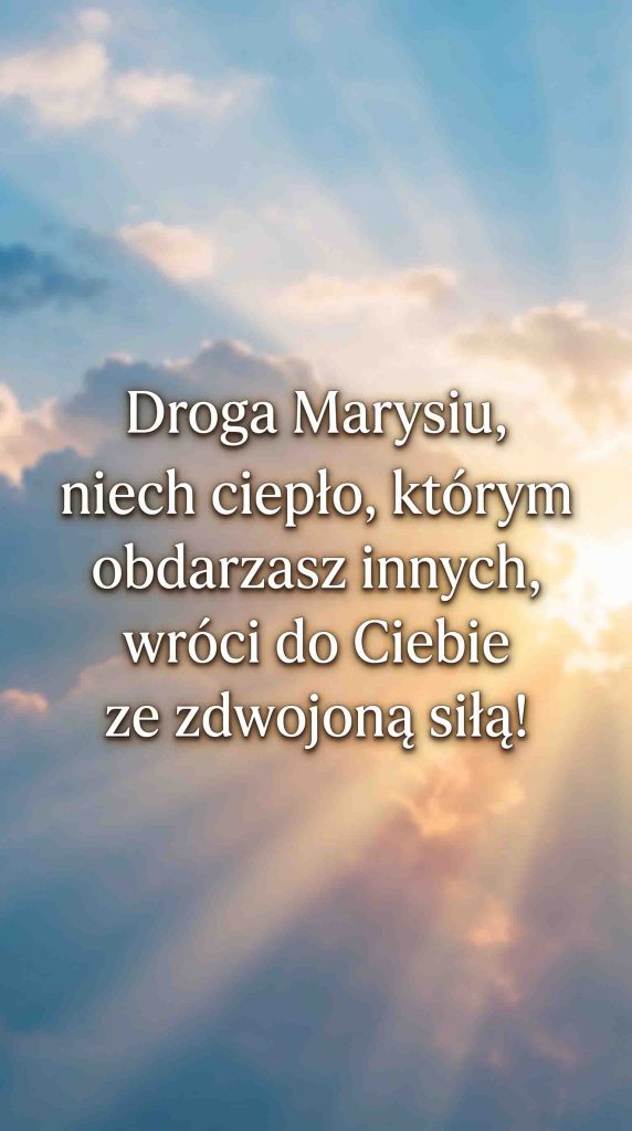 Kiedy są imieniny Marii w 2026 roku?