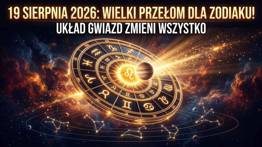 Horoskop na 19 sierpnia 2026: Wielka koniunkcja w Lwie i nieodwracalny przełom dla wszystkich znaków zodiaku