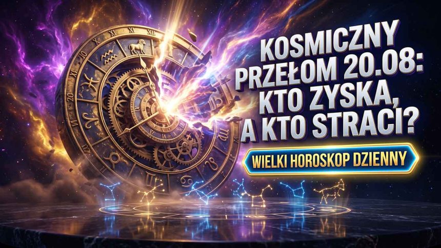 Horoskop dzienny na 20 sierpnia 2026 roku: Kosmiczny punkt zwrotny, rewolucja w finansach i nieoczekiwane decyzje serca