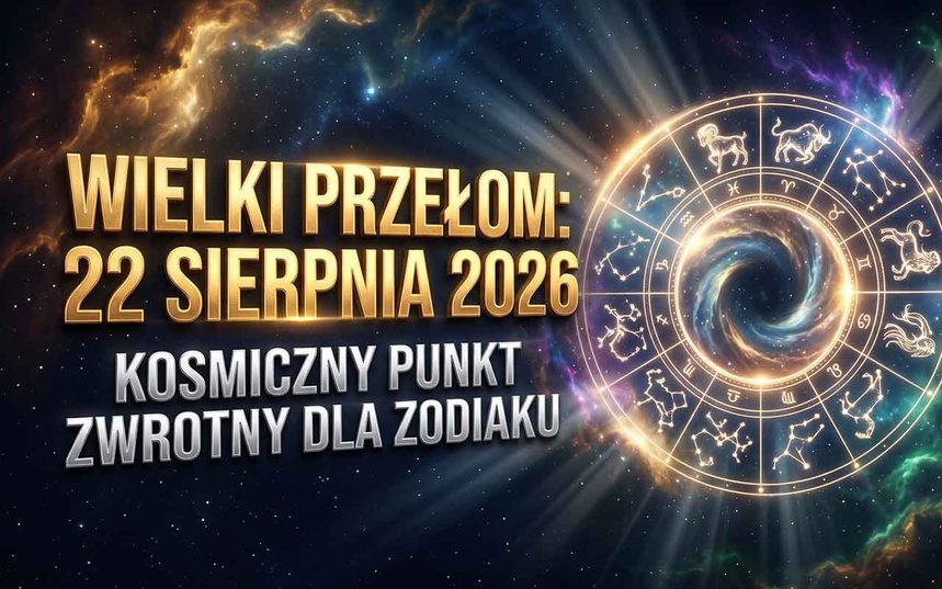 Horoskop na 22 sierpnia 2026 roku. Kosmiczny punkt zwrotny i wielka rekonfiguracja zodiaku