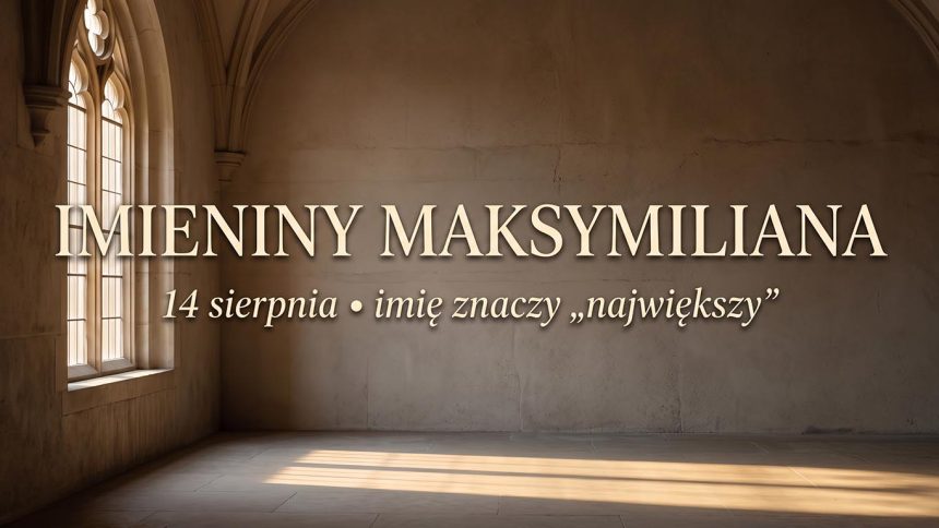 Imieniny Maksymiliana: 14 sierpnia. Imię, patron i liczby