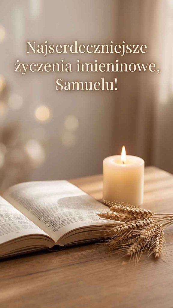 Imieniny Samuela: 20 sierpnia. Imię, które znaczy „Bóg wysłuchał"