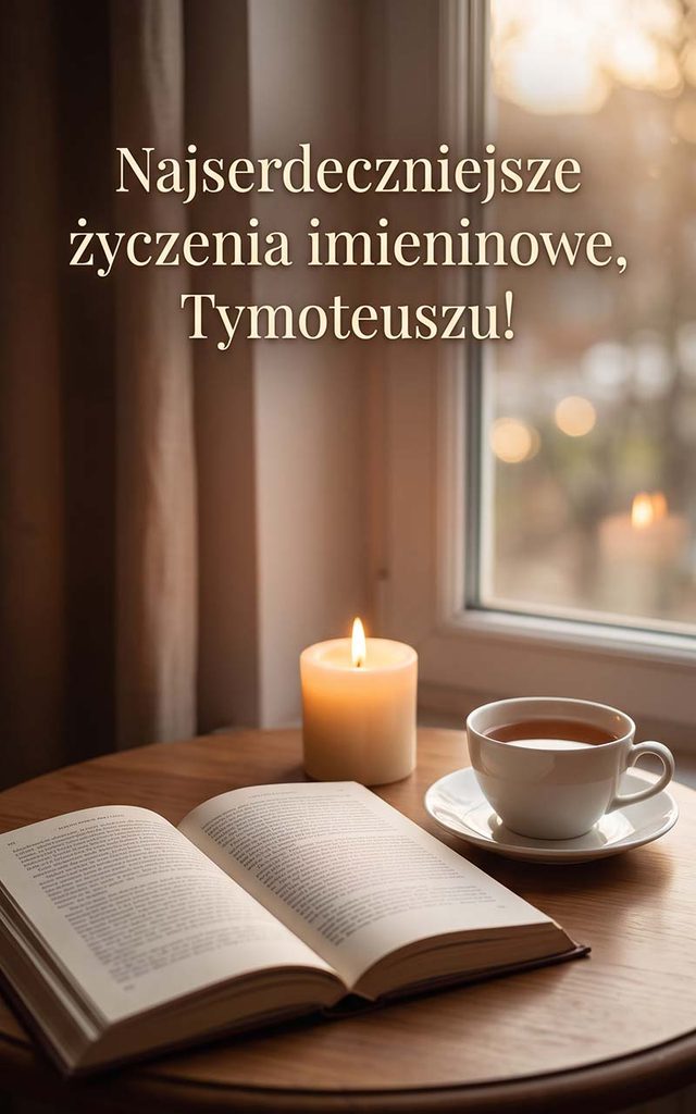 Imieniny Tymoteusza: 22 sierpnia. Imię, które znaczy „czczący Boga"