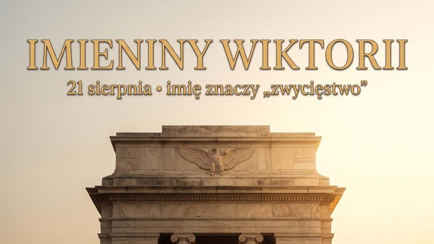 Imieniny Wiktorii: 21 sierpnia. Imię, które znaczy „zwycięstwo"