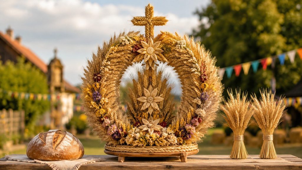 Skąd wzięły się dożynki w Polsce? Historia wieńca ze zboża, chleba i wielkich świąt gminnych