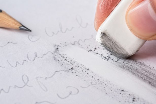 Dlaczego gumka rozmazuje ołówek zamiast go ścierać? Wyjaśniamy wpływ grafitu, twardości ołówka, faktury papieru, nacisku i rodzaju gumki oraz pokazujemy, jak usuwać kreski bez szarych smug.