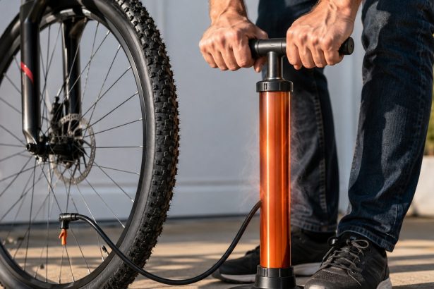 Dlaczego pompka rowerowa robi się gorąca podczas pompowania opony? Wyjaśniamy sprężanie powietrza, wzrost temperatury, tarcie, ciśnienie i kiedy nagrzewanie pompki jest zjawiskiem normalnym w trasie.