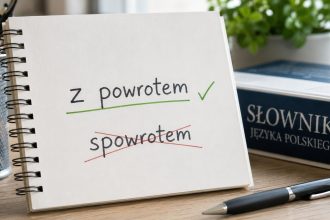 Z powrotem czy spowrotem? Sprawdź poprawną pisownię, prostą zasadę, znaczenie wyrażenia i przykłady. Zobacz też, dlaczego „wrócić z powrotem” jest błędem stylistycznym w polszczyźnie.