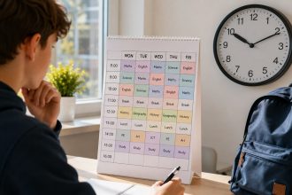 Plan lekcji 32 godziny tygodniowo oznacza ponad 4500 godzin zegarowych lekcji w skali roku. Sprawdzamy dni nauki, przerwy, ferie i realny czas ucznia w szkole w roku 2026/2027. Sprawdź pełne liczby!