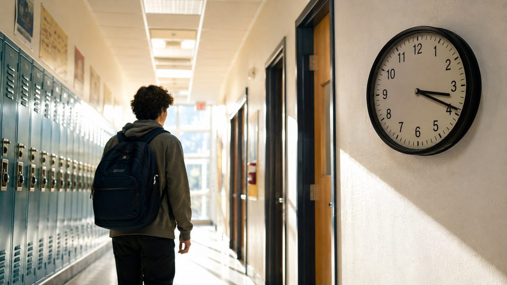 Plan lekcji ma 32 godziny tygodniowo — ile czasu uczeń naprawdę spędzi w szkole przez cały rok?