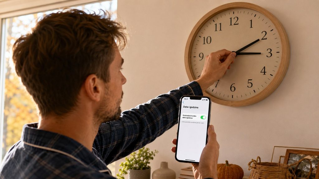 Zmiana czasu 2026 w Polsce: kiedy cofamy zegarki i czy telefon zrobi to automatycznie?