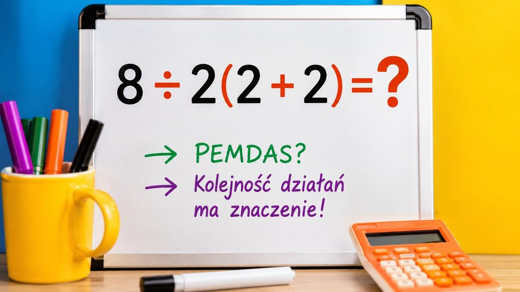 8 ÷ 2(2 + 2) — ile naprawdę wynosi? Matematyczna zagadka, która dzieli internet
