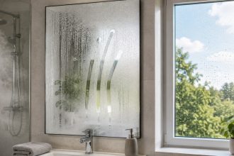 Dlaczego lustro paruje po prysznicu, a szyba w oknie nie zawsze? Wyjaśniamy punkt rosy, temperaturę szkła, wilgotność, wentylację i metody ograniczania kondensacji w łazience po kąpieli.