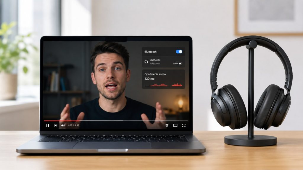 Dlaczego dźwięk w słuchawkach Bluetooth nie zgadza się z ruchem ust na ekranie