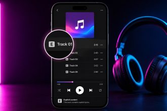 Litera E przy piosence oznacza treść explicit. Sprawdź, kto nadaje oznaczenie, co może zawierać utwór oraz jak zablokować takie nagrania w Spotify, Apple Music, YouTube Music i Amazon Music u siebie.