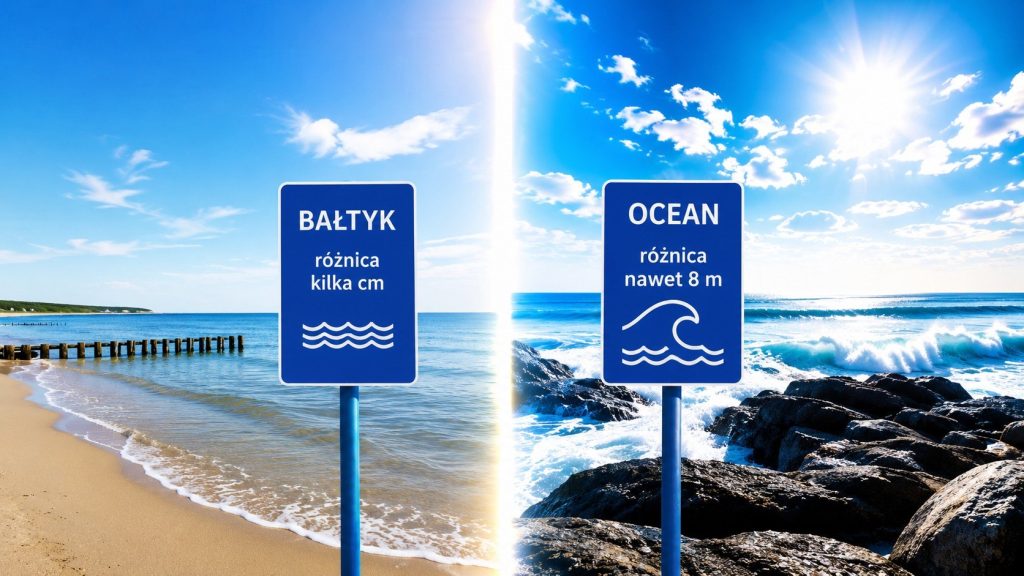 Dlaczego nad Bałtykiem prawie nie widać przypływów i odpływów, a nad oceanem różnica wynosi metry