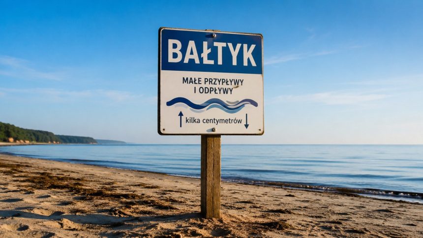 Dlaczego nad Bałtykiem prawie nie ma przypływów i odpływów? Wyjaśniamy rolę Cieśnin Duńskich, grawitacji Księżyca, wiatru i ciśnienia oraz skąd biorą się metrowe pływy nad oceanem w Europie na Ziemi.